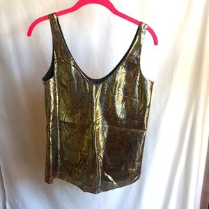 J Crew Paisley Gold Camisole (BUY 3 GET 1 FREE!)